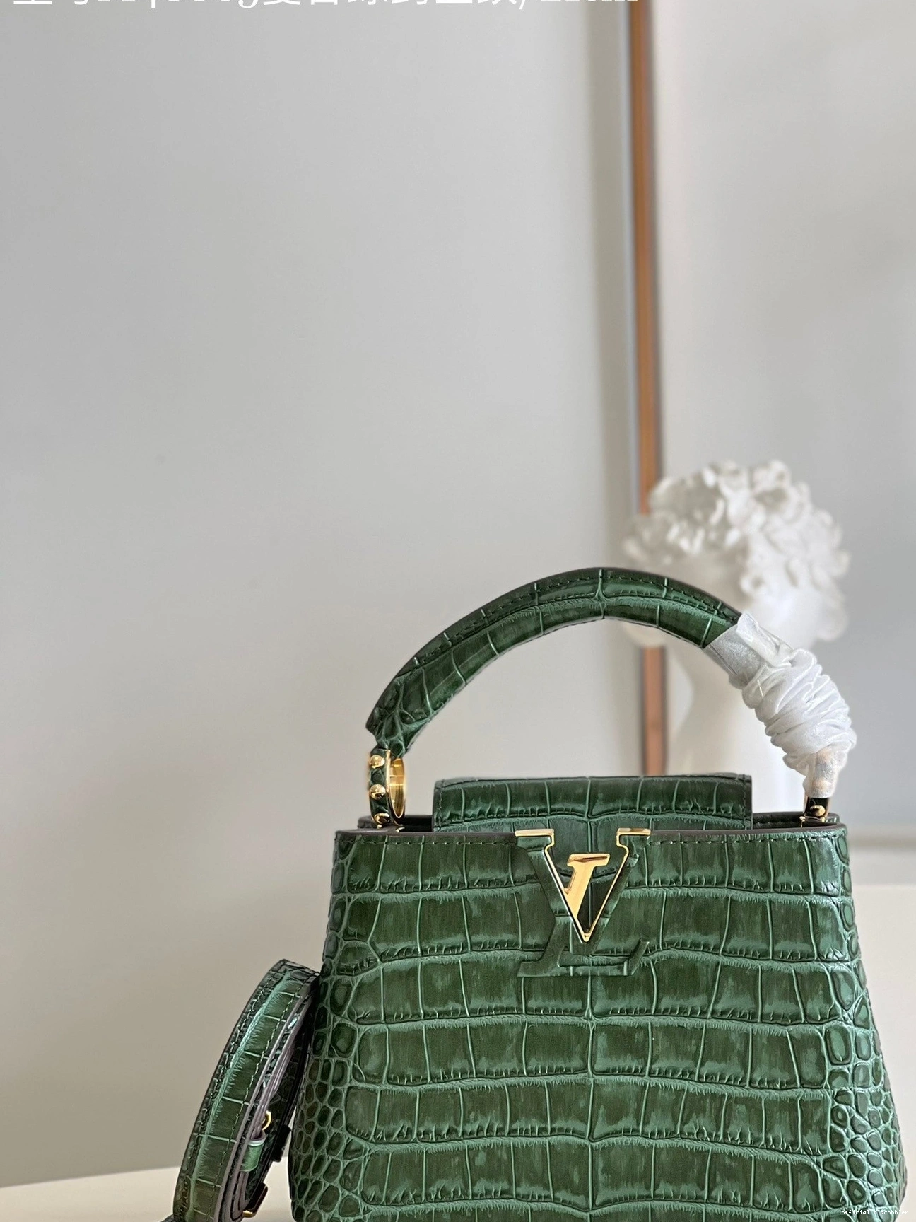 Official oldcobbler VUITTON MINI CAPUCINES LOUIS 0821